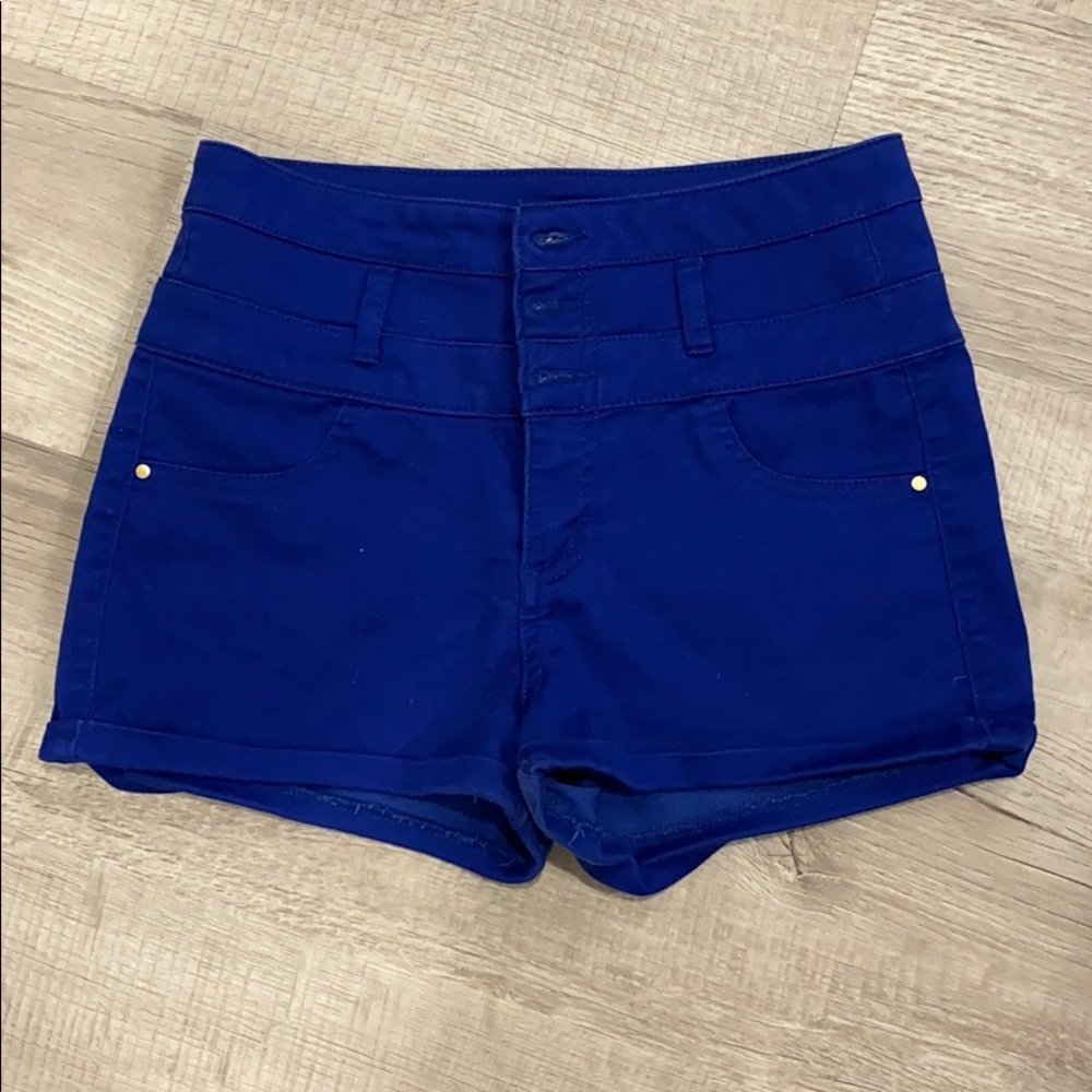 High waisted shorts